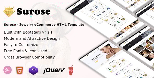 Surose v1.0 - Jewelry eCommerce HTML Template