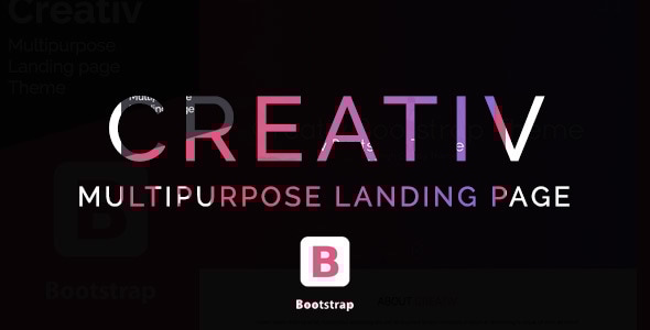 Creativ - Landing Page Multipurpose Theme
