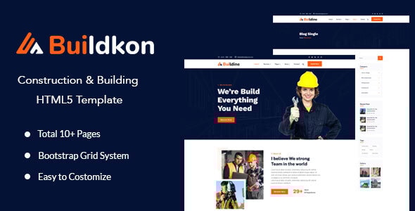 Buildkon v1.0 - Construction & Building HTML5 Template