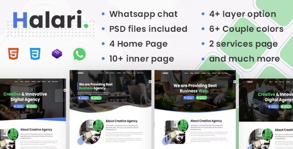 Halari - Agency Template
