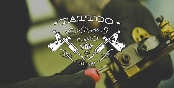 TattooPress v3.4.2 - A WordPress Theme for Ink Artists