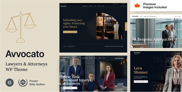 Avvocato v1.0 - Lawyer & Attorney WordPress Theme