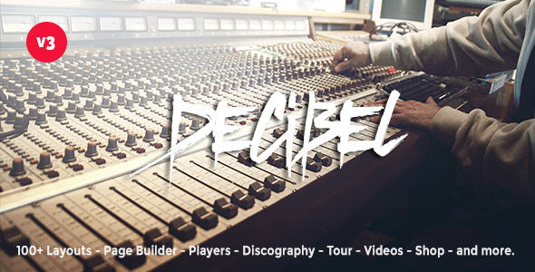 Decibel v3.1.4 - Professional Music WordPress Theme