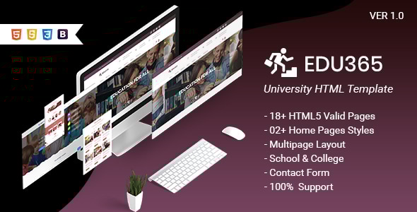 Edu365 - University HTML Template