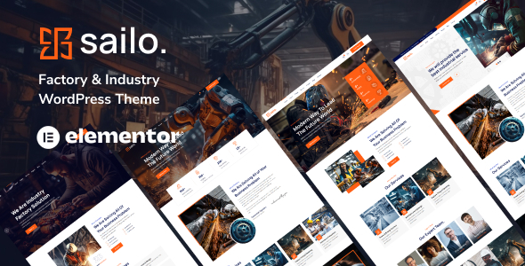 Sailo v1.0 - Factory & Industry WordPress Theme