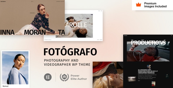 Fotógrafo v1.0 - Photography Videographer WordPress Theme