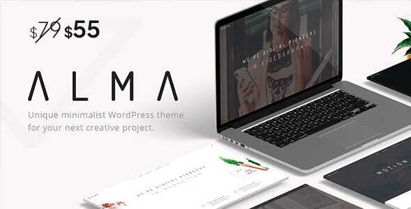 Alma v1.2 - Minimalist Multi-Use WordPress Theme