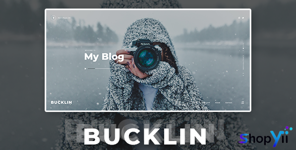 Bucklin v1.0 - Creative Personal Blog HTML Template
