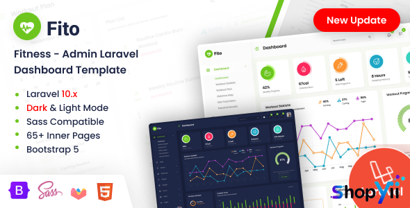 Fito v1.0 - Fitness Laravel Admin Dashboard