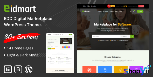 Eidmart v1.5 - Digital Marketplace WordPress Theme