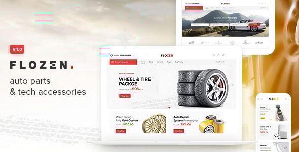 Flozen v1.2.3 - WooCommerce AJAX WordPress Theme
