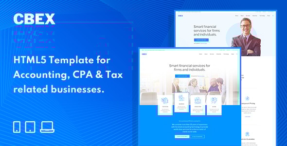 CBEX v1.0 – Responsive CPA, Tax and Accounting HTML5 Template