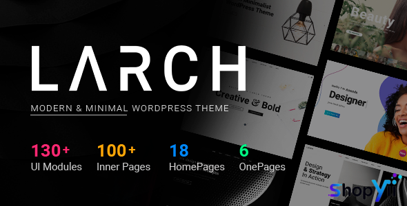 Larch v2.1 - Responsive Minimal Multipurpose WordPress Theme