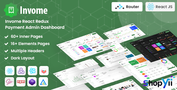 Invome v1.0 - React Redux Invoicing Admin Dashboard