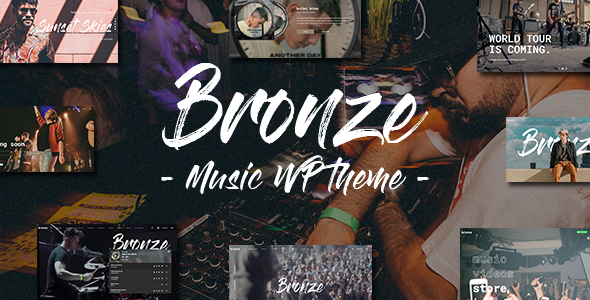 Bronze v1.0.0 - A Professional Music WordPress Theme