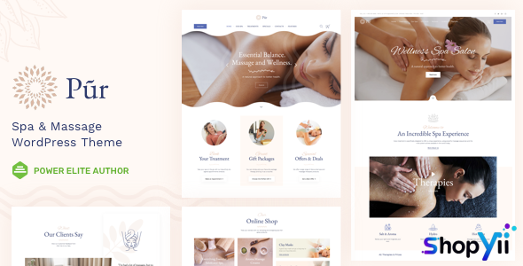 Pur v13.1 - Wellness & Spa WordPress Theme