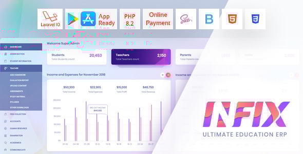 Infix v3.3.2 - School Management System Software