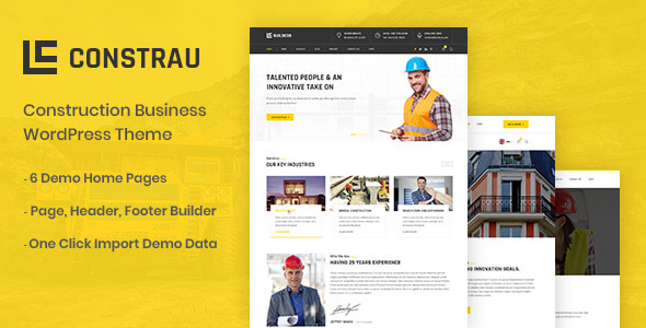 Constrau v1.1.2 - Construction Business WordPress Theme