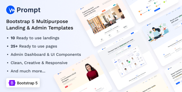 Prompt v1.0.1 - Modern & Multipurpose Bootstrap 5 Template