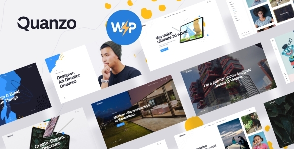 Quanzo v1.0 - Personal Portfolio WordPress Theme