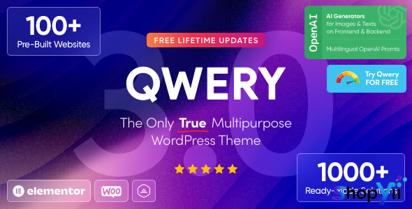 Qwery v1.2.0.5 - Multi-Purpose Business WordPress Theme + RTL