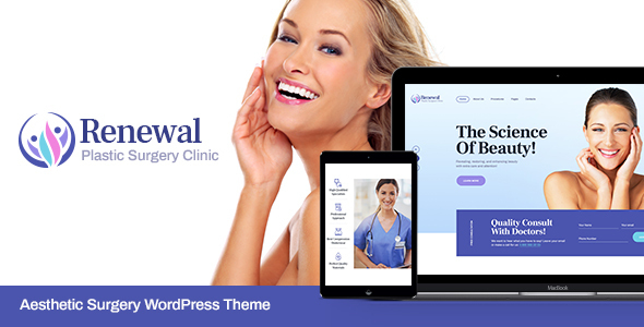 Renewal v1.0.5 - Plastic Surgery Clinic Medical WordPress Theme