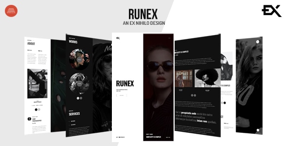 Runex v1.3 - One Page Portfolio Template