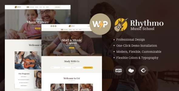 Rythmo v1.2.0 - Music School WordPress Theme