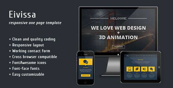 Eivissa v1.0 - Responsive One Page Template