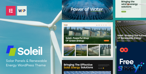 Soleil v1.0 - Solar Panels & Renewable Energy WordPress Theme