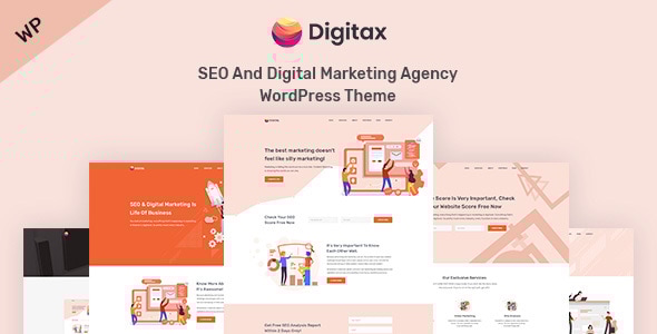 Digitax v1.0.6 - SEO & Digital Marketing Agency WordPress Theme