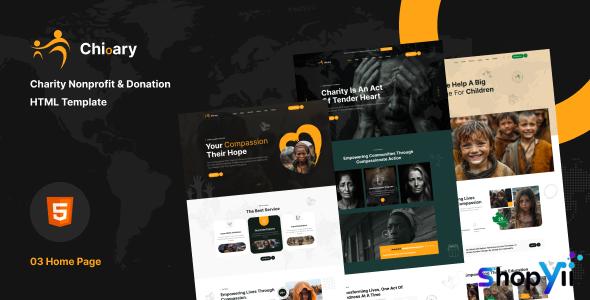 Chioary - Charity & Donation HTML5 Template