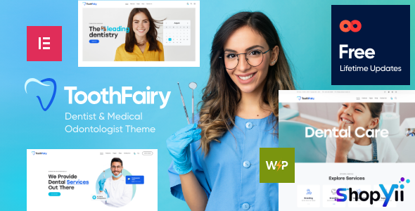 Tooth Fairy v1.0 - Dentist & Medical Odontologist WordPress Theme