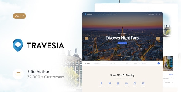 Travesia v1.1.6 - A Travel Agency WordPress Theme