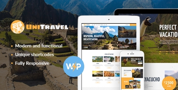 UniTravel v1.2.3 - Travel Agency & Tourism Bureau WordPress Theme