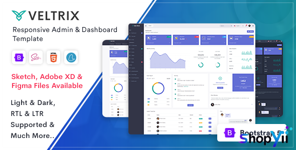 Veltrix v3.3.0 - Admin & Dashboard Template