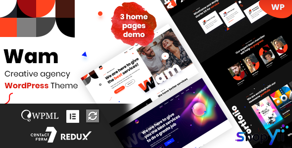 Wam v1.0.9 - Creative Agency WordPress Theme