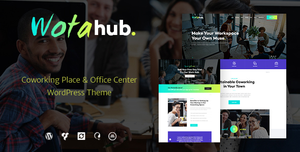 WotaHub v1.0.7 - Coworking Space WordPress Theme