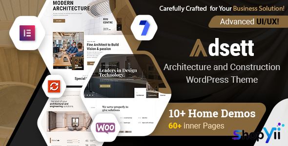 Adsett v1.0.6 - Architecture WordPress Theme