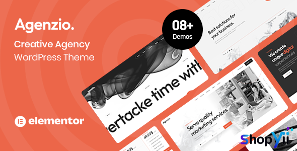Agenzio v1.0.0 - Creative Agency & Portfolio WordPress Theme