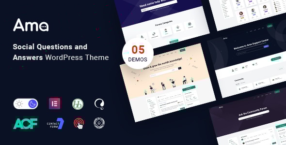 AMA v1.0.4 - WordPress bbPress Forum Theme with Social Questions and Answers