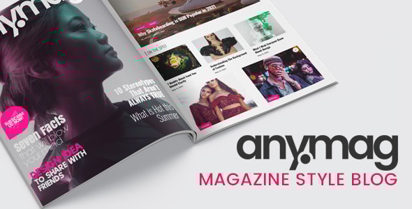 Anymag v1.01 - Magazine Style WordPress Blog