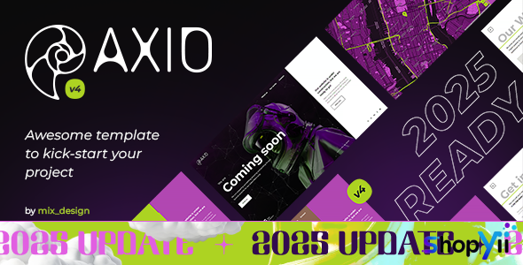 Axio - Coming Soon HTML Template