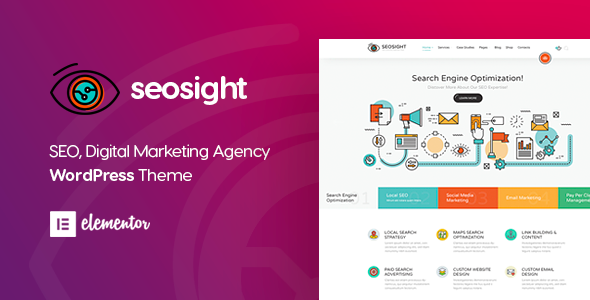 Seosight v4.9 - SEO Digital Marketing Agency Theme