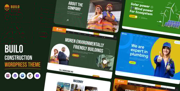 Builo v1.0.2 - Construction WordPress Theme
