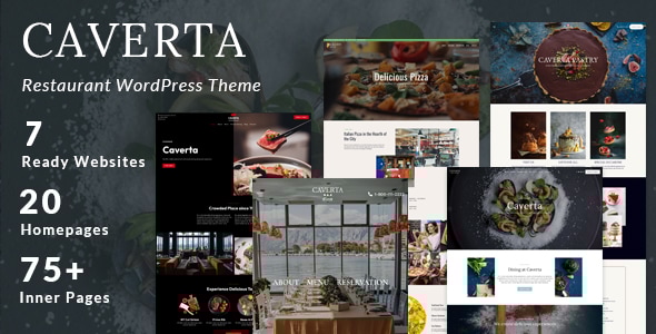 Caverta v1.3.1 - Fine Dining Restaurant WordPress Theme