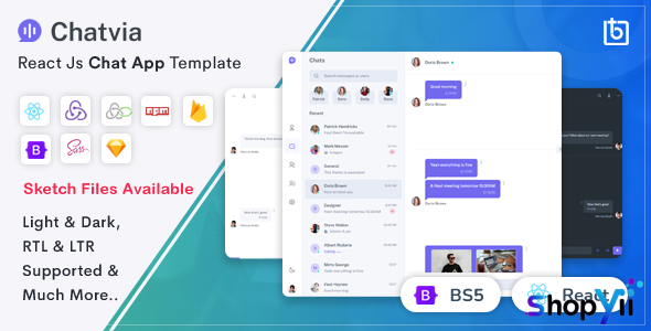 Chatvia v2.2.1 - React Chat App Template