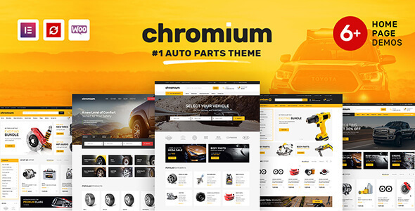 Chromium v1.3.14 - Auto Parts Shop WordPress Theme
