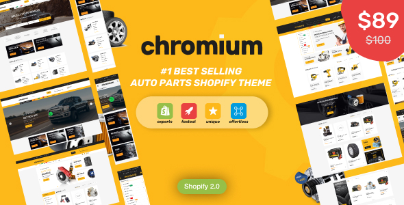 Chromium v5.0 - Auto Parts Shop Shopify Theme