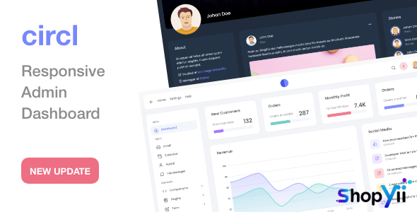Circl v1.0 - Responsive Admin Dashboard Template